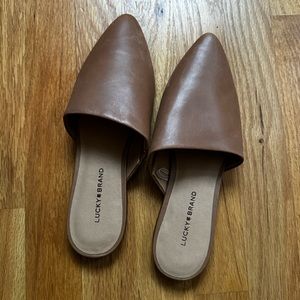 Lucky Brand | Tan Mules